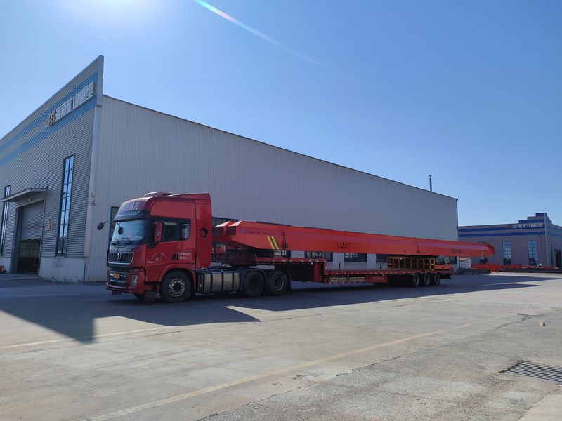 電動(dòng)單梁起重機(jī)  2臺(tái) LD3t—26.85m 制作完成，發(fā)往江蘇交付客戶使用