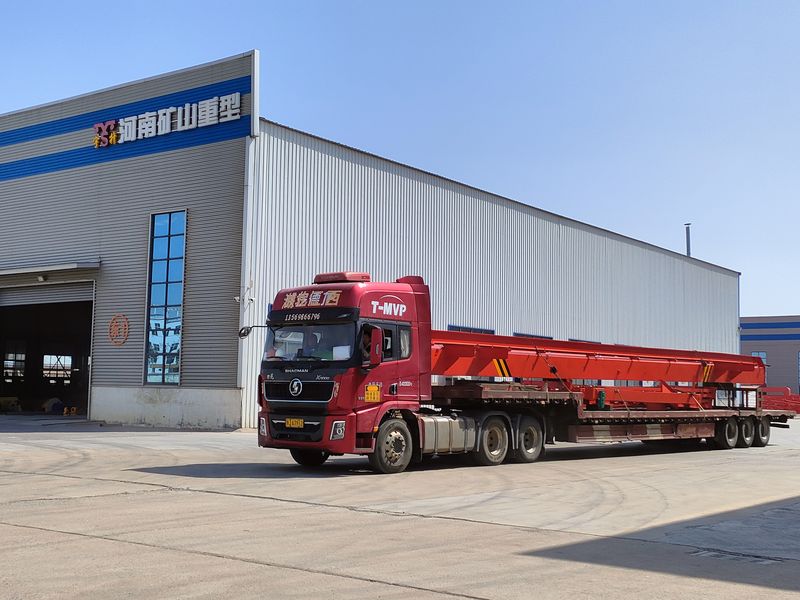 電動(dòng)葫蘆門式起重機(jī)  MHxh10t—14m 外懸3.5/1.5m 制作完成，發(fā)往青海交付客戶使用